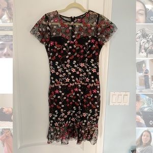 Women’s Aqua Floral Dress